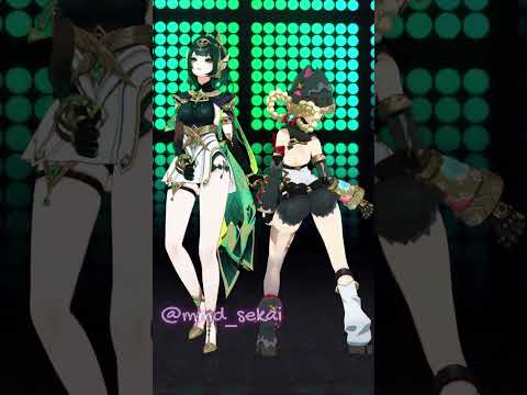 MMD 原神 Genshin Impact Terminal Rangers Jahoda Nefer Genshinimpact Nefer Jahoda Nodkrai 雅珂达