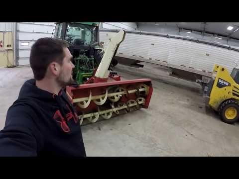 Snow Blower Work and Loading Trucks