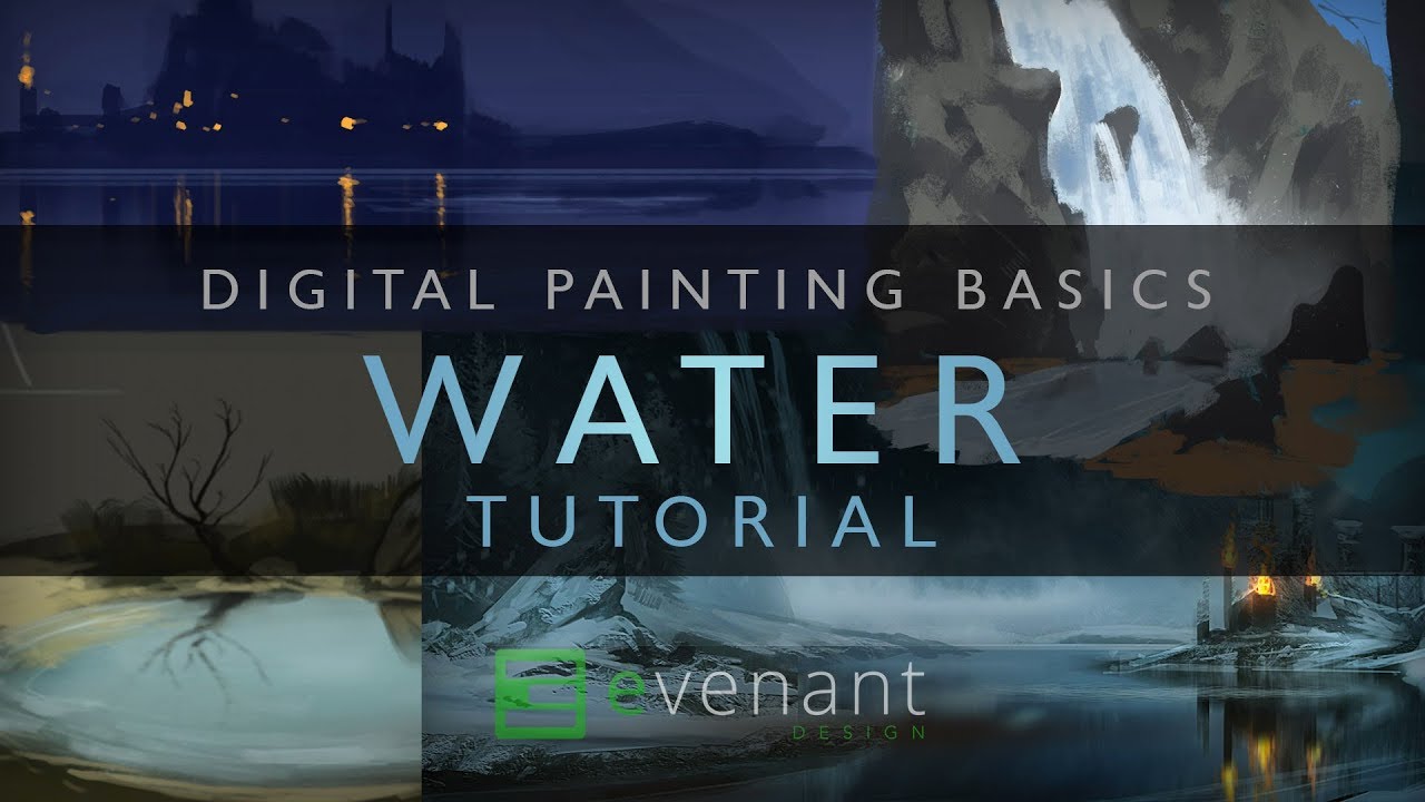 Painting Water Tutorial - Digital Painting Basics - Concept Art