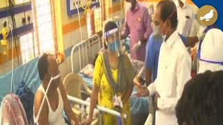 KCR visits Gandhi hospital; reaches out to patients in ICU