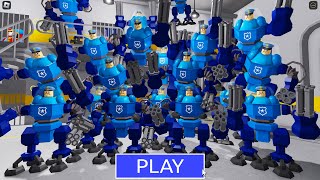 TSUNAMI BARRY ROBOT FAMILY! Walkthrough Full GAMEPLAY #roblox #ScaryObby