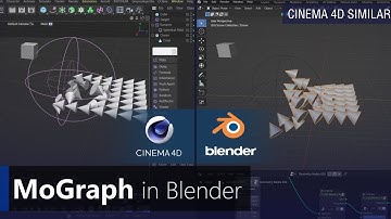 C4D Mograph to Blender: Motion Design （J Mograph）