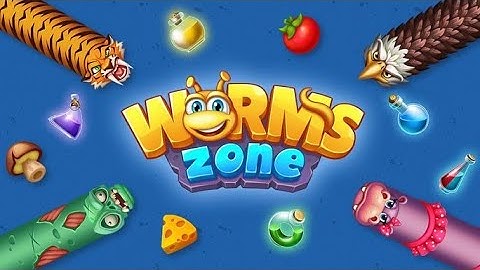 WORM ZONE IO BEST snake game #gameplay