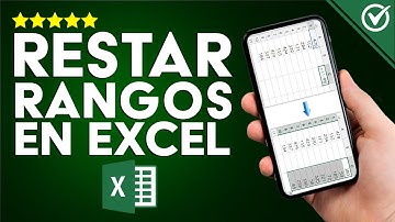 Cómo Restar Cantidades y Rangos en Excel - Todos los Métodos