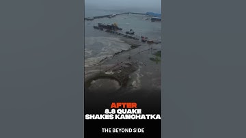 KAMCHATKA’S 8.8 QUAKE UNLEASHES PACIFIC TSUNAMI! 🌊 #short #shorts #shortvideo