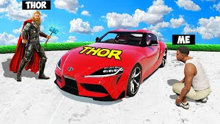 I Stole THOR'S SUPER CARS From THOR in GTA 5!