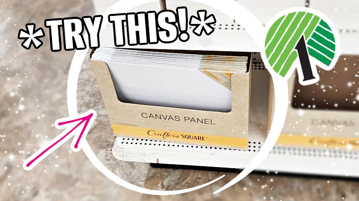 You'll Never Walk Past This DOLLAR TREE CANVAS again!?!