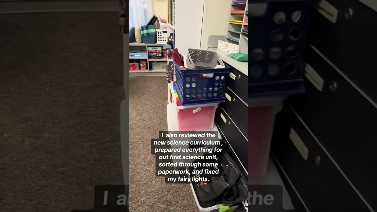 Day 3 classroom setup complete and it’s all starting to come together