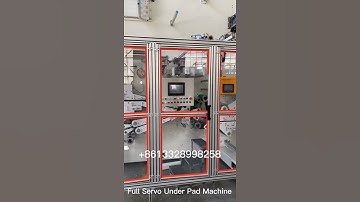 Full servo under pad making machine