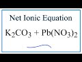Net Ionic Equations and Electrolytes