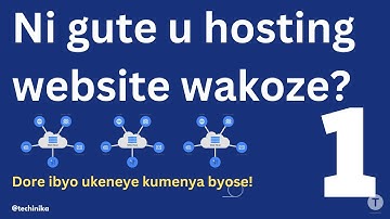 Hosting ni iki? Ubwoko bwa Hosting, ndetse n