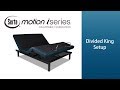 Serta Motion iSeries Divided King Setup