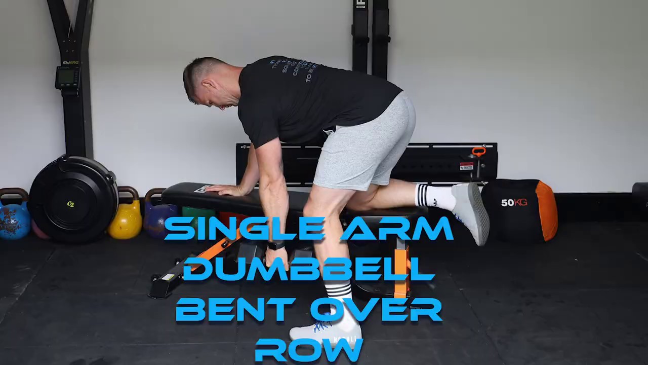 Single Arm Dumbbell Bent Over Row - YouTube