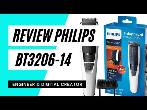 Review Philips  BT3206 14 beard trimmer, Pemotong kumis, jenggot dan brewok paling oke dan mantap