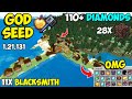 🔥 Ultimate [God Seed] For Minecraft 1.21 Bedrock &amp; PE | 11 Blacksmith Village Seed Bedrock 1.21.131