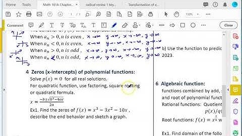 Openstax Calculus Ch 1.2 part 1