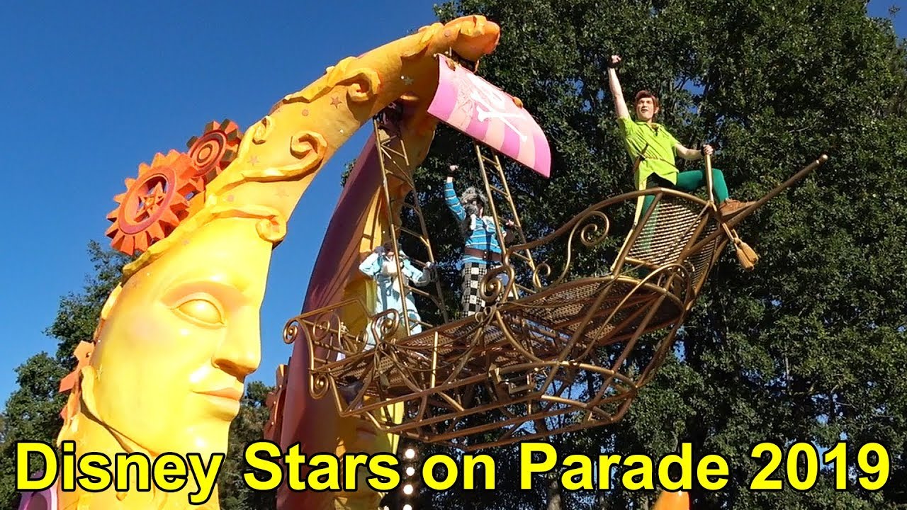 Disney Stars on Parade at Disneyland Paris 2019 Including Maleficent Breathing Fire- September 2019