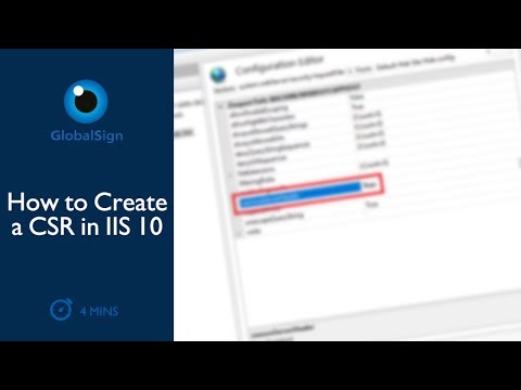 How to Create a CSR in IIS 10