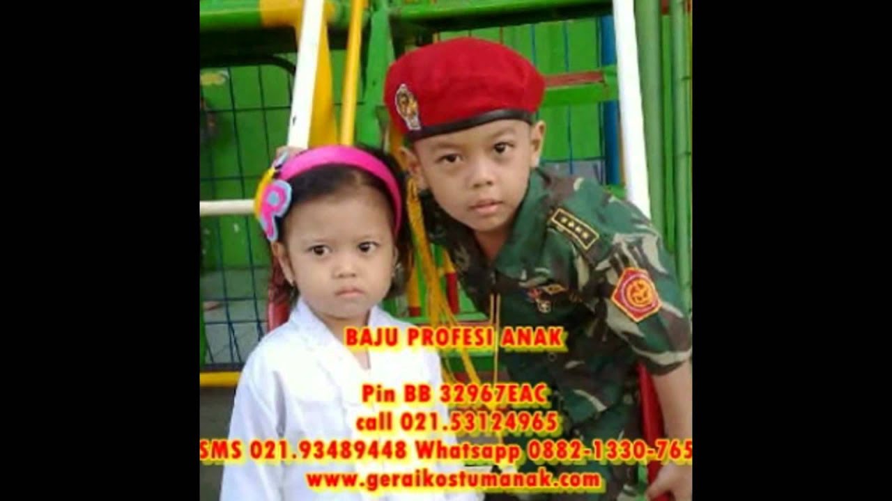  021 53124965 jual  baju  profesi anak  di weda YouTube