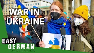 How Germans React to War in Ukraine | Easy German 440