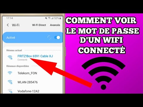 Comment voir le mot de passe d'un wifi connecté à votre téléphone