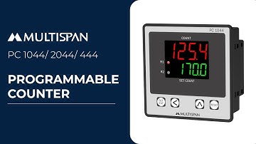 Multispan PC 1044 Programmable Counter. PC 2044/445