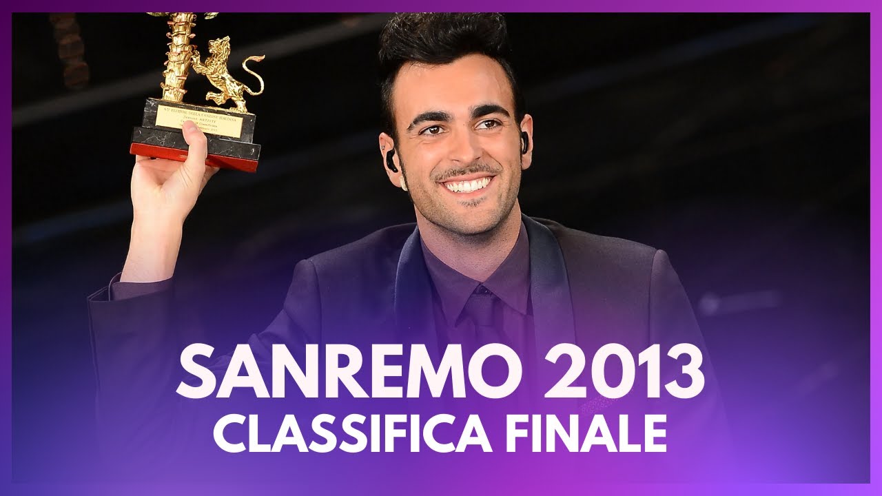 Sanremo 2013 - Tutte le canzoni in gara - Classifica finale