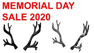 Will Antlers Come Roblox Memorial Day Sale 2020 Youtube - black antlers roblox