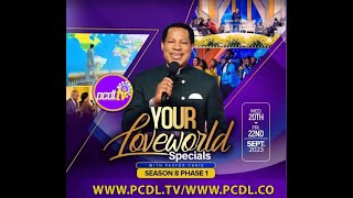 YOUR LOVEWORLD SPECIALS with Pastor Chris - (SEASON 8 PHASE 1) -  DAY 1