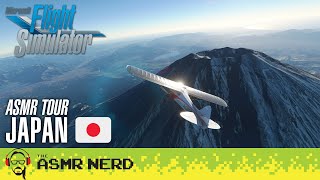 Soft-Spoken ASMR | Serene Soaring Over Japan in Microsoft Flight Simulator ✈ Mount Fuji 🗻 & Kyoto ⛩