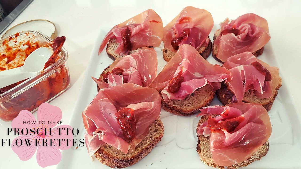 Pretty Prosciutto Rose Appetizers – She Keeps a Lovely Home