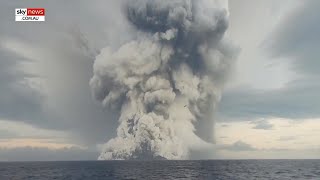 Tonga volcanic eruption in 2022 affecting Australia's weather