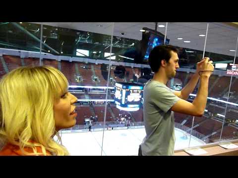 Anaheim Ducks Pressbox w/ Adam Brady