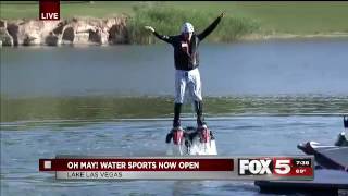 Flyboard at Lake Las Vegas - Live Shot