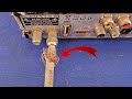 How to connect the tv antenna cable correctly so that the tv screen is clear