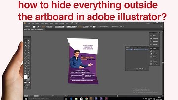 how to hide everything outside the artboard in adobe illustrator