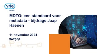 Download Lagu Grip op informatie: MDTO: een standaard voor metadata 11-11-2024 - bijdrage Jaap Haenen MP3