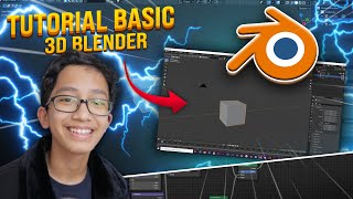 Tutorial Basic 3d di Blender!! Beginner Tutorial
