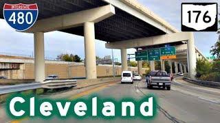 I-480 to OH-176 North into Cleveland