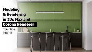Modeling Kitchen Interior Design in 3Ds Max and Corona Renderer Complete Tutorial English