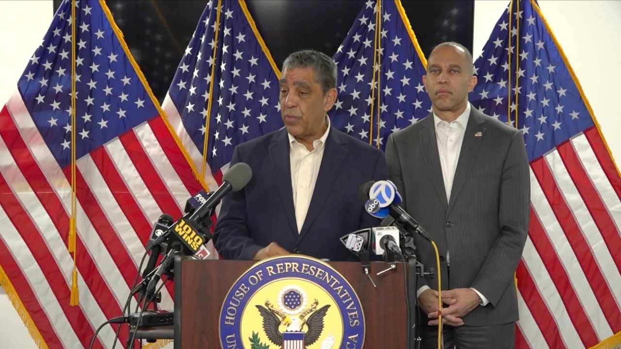 Rep Conference Rep. Espaillat & House Democratic Leader Rep. Jeffries Press Conference ...