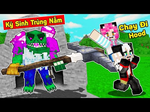 MỀU 24 GIỜ TRỐN KHỎI QUÁI VẬT KÝ SINH TRÙNG NẤM TRONG MINECRAFT*REDHOOD BẢO VỆ MỀU KHỎI VI KHUẨN NẤM