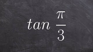 How to evaluate for tangent using a calculator in radians tan