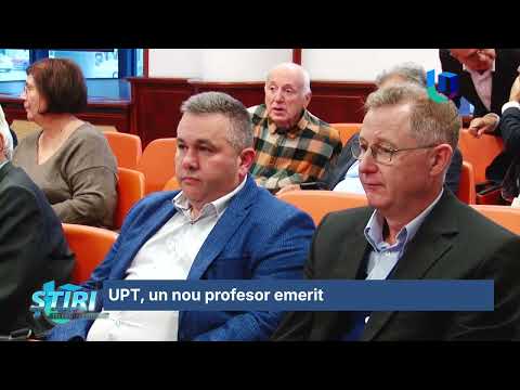 UPT, un nou profesor emerit