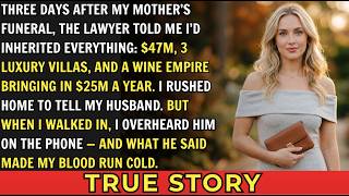 After My Mom’s Funeral, I Told My Husband I Inherited $47M—Then I Overheard His Phone Call