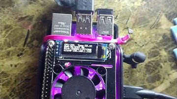 A closer look at the Yahboom Raspberry Pi Cooling Hat with OLED screen and RGB lighting