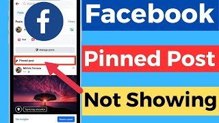 How to Fix Facebook Pinned Post Not Showing
