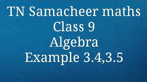 Example 3.4 ,3.5/Addition and subtraction of Polynomials/Class 10/ Nithyaganesh Maths