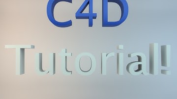 Tuesday Tuts!  Episode #1: Cinema 4D Intro tutorial Ep. 1 (Basics and Advanced Colouring)