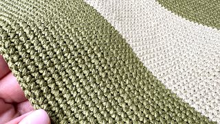 Popular crochet pattern CROSSES for bags - How to change the thread of another color screenshot 2